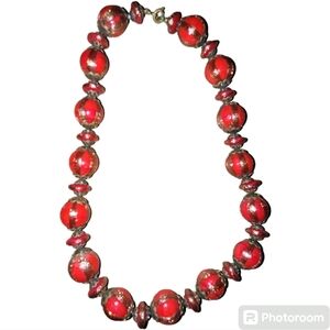 Vintage Venetian Murano Art Glass Necklace